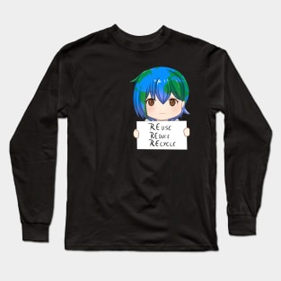 Earth-chan Long Sleeve T-Shirt